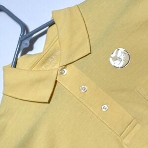 NEW Ivy Crew Sunny Yellow Mens Medium Polo Shirt Perfect